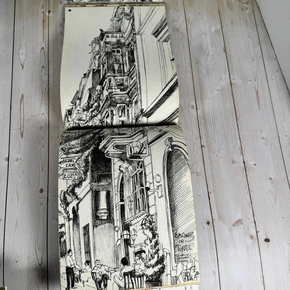 Drawing on Istanbul Trici Venola 2008 First Edition Art Sketch Travel
